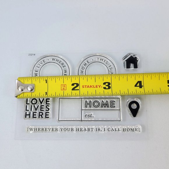 Stamps Clear Ms. Sparkle & Co. Congrats Thanks & Studio Calico Home Stamps Paper - Picture 7 of 11